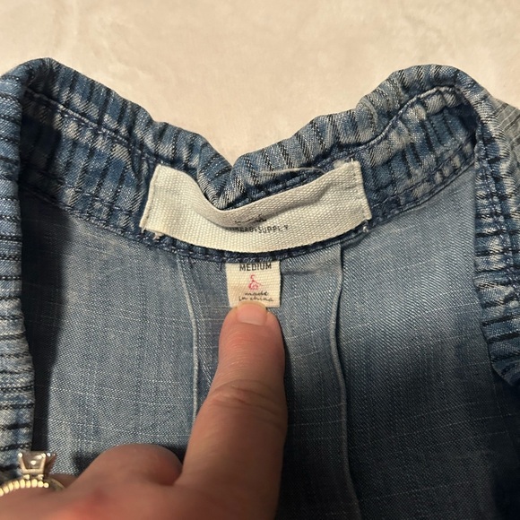 Levi's Blue Striped Women's Top - Picture 11 of 12